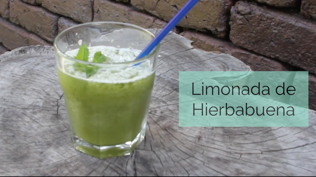 Receta de Limonada de Hierbabuena - Peppermint lemonade Recipe | Carolina Llano