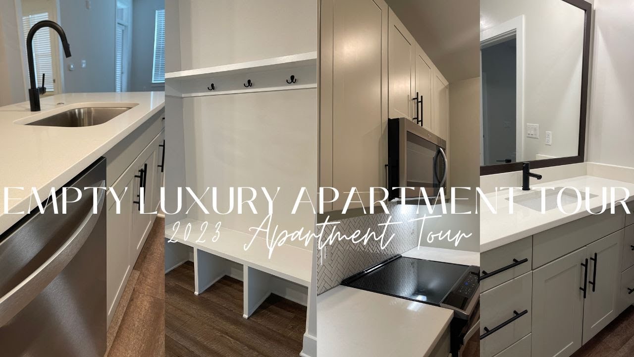 EMPTY LUXURY APARTMENT TOUR | 2023 CLT Apartment Tour