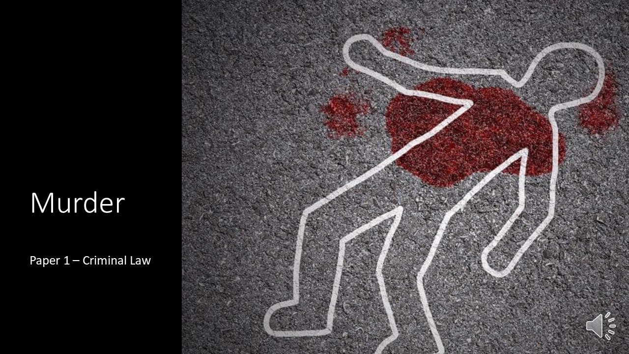 Murder (A Level Law)