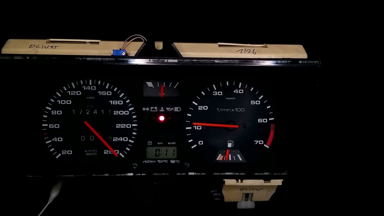 Golf 2 VW Tacho Elektronic Tacho 260kmh 7000umin VR6