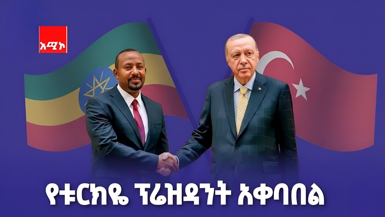 የቱርክዬ ፕሬዝዳንት ረጀብ ጠይፕ ኤርዶዋን አቀባበል በአዲስ አበባ        #ዲፕሎማሲ#አሚኮኢትዮጵያ