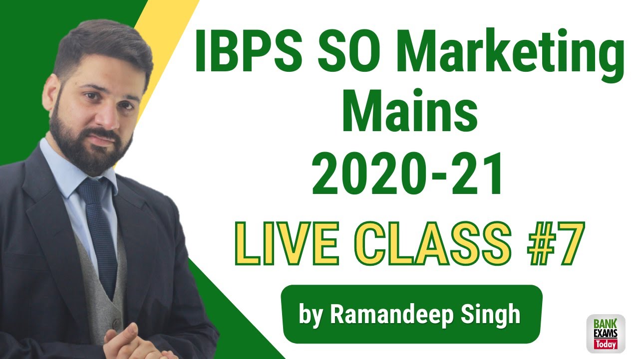 IBPS SO Marketing Mains 2020-21: Live Quiz #7