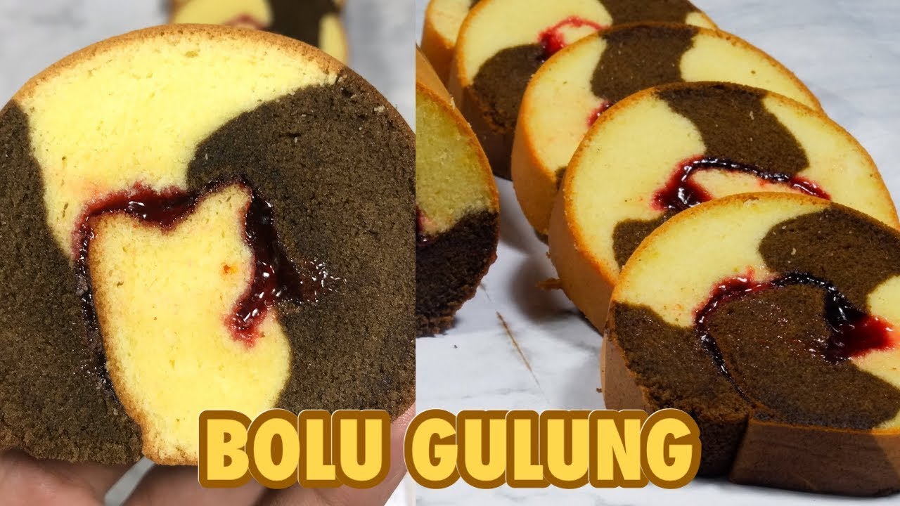 ANTI GAGAL ! Resep Bolu gulung ekonomis hanya 3 Telur