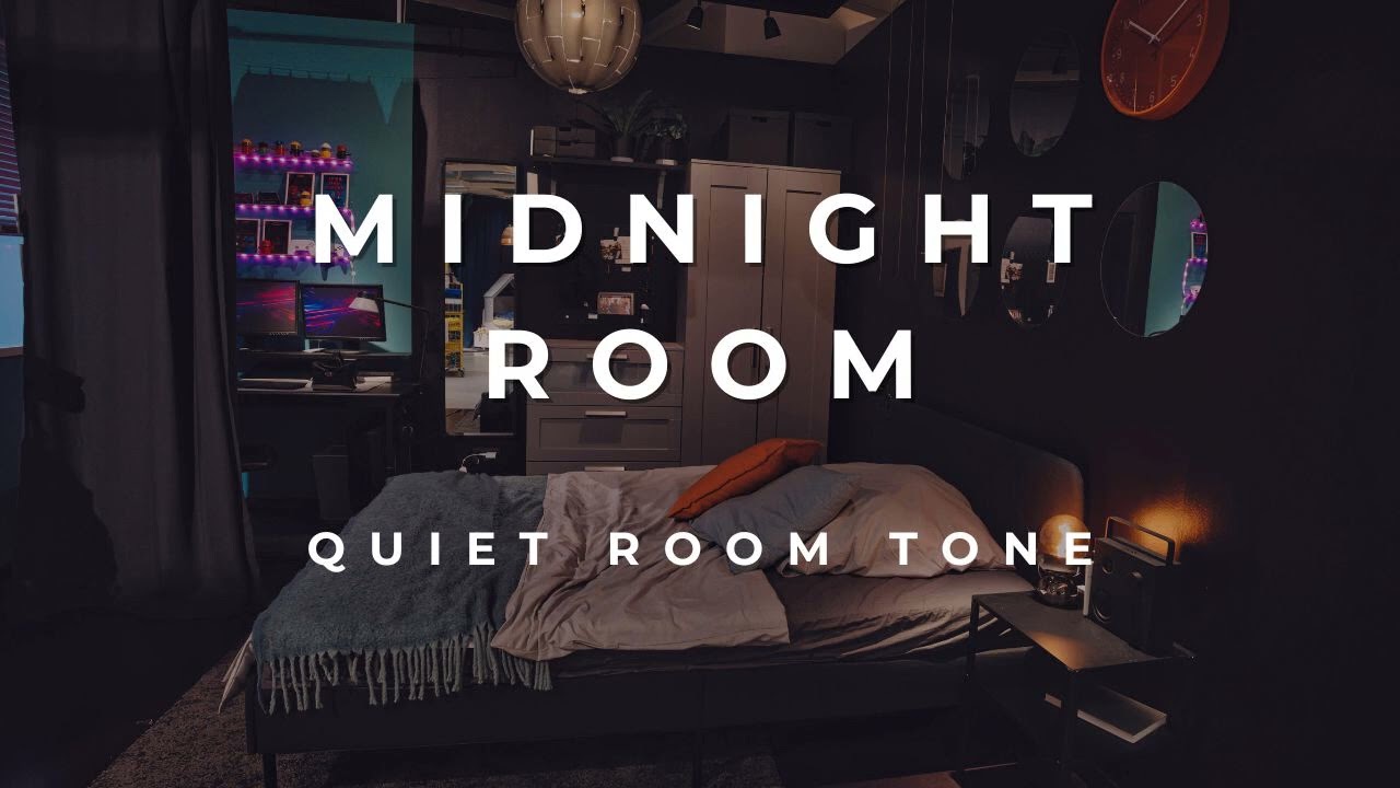 Late Night Room Tone Ambience | Quiet Hum for Sleep and Focus (2 Hours)
