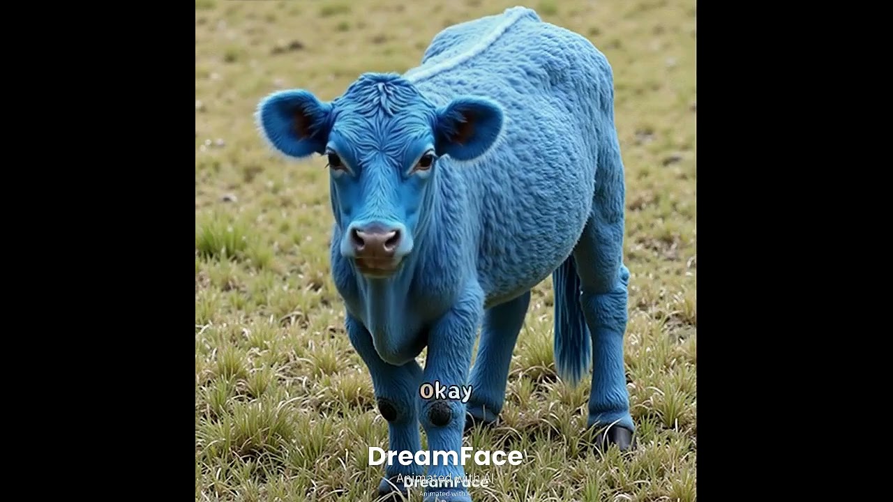 #blue cow #animal #viral