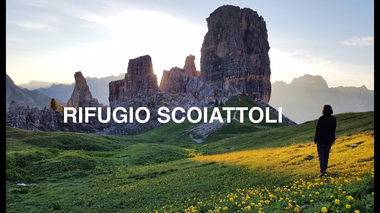 RIFUGIO SCOIATTOLI - CINQUE TORRI, PASSO GIAU, COLLE SANTA LUCIA DOLOMITES ITALY
