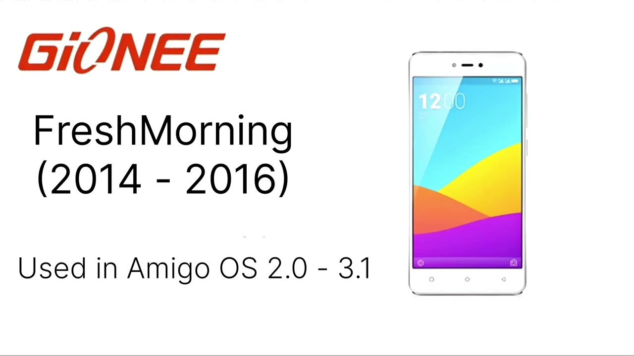 Evolution of Gionee Alarm Tones (2008 - 2017)