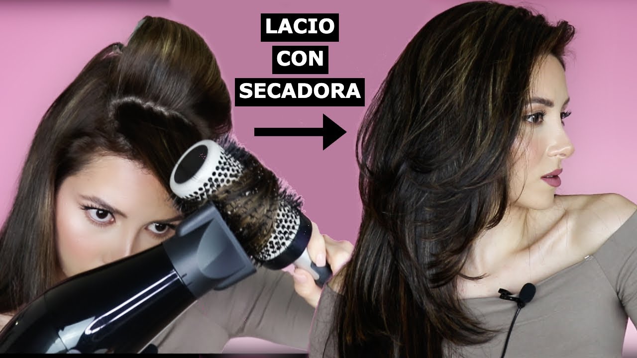 Como ALACIAR el Cabello con SECADORA (Paso a Paso para PRINCIPIANTES)