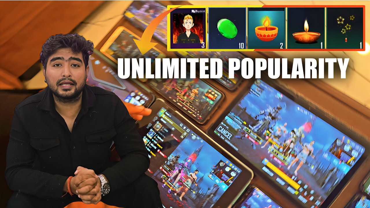BGMI UNLIMITED FREE POPULARITY | HOW TO COLLECT UNLIMITED POPULARITY IN BGMI | TAKEMICHI SPACE GIFT