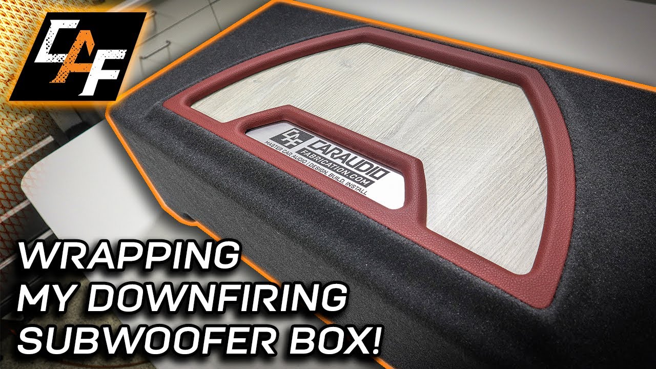Perfect Upholstery! How to WRAP subwoofer enclosure - Carpet & Vinyl