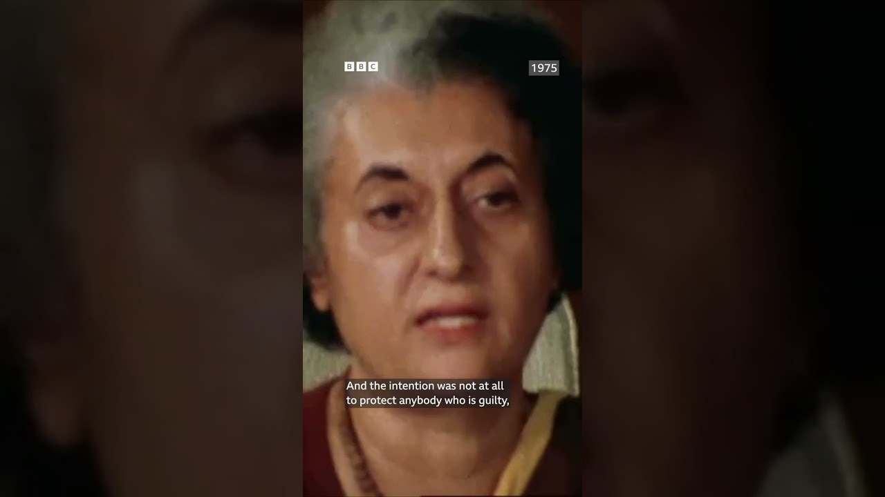 When BBC questioned Indira Gandhi on Emergency in 1975 | BBC News India