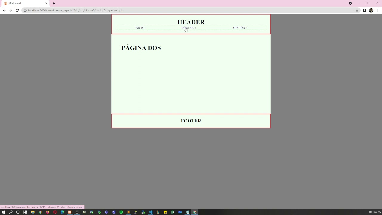 Como incluir un archivo PHP externo dentro de otro: INCLUDE y REQUIRE