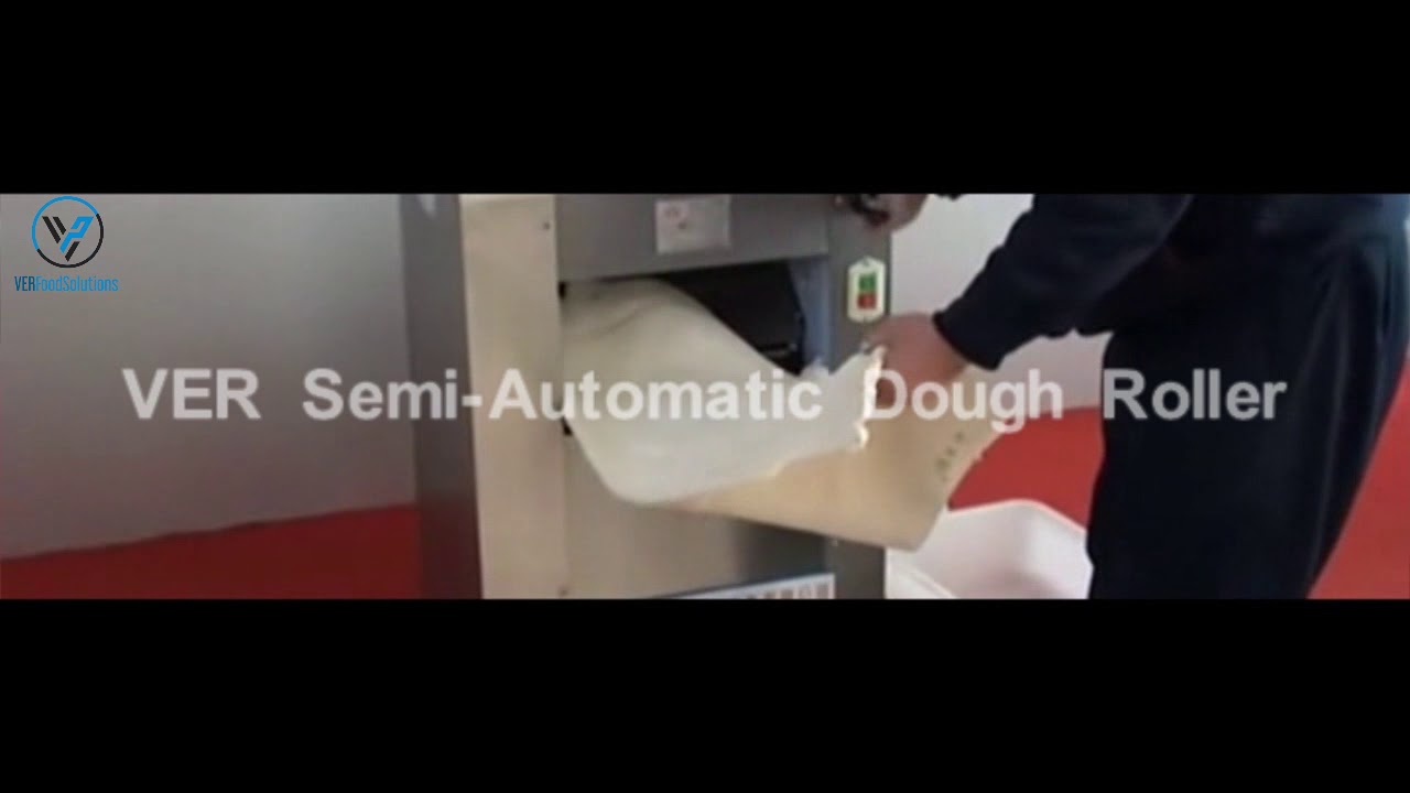 VER Semi Automatic Dough Roller Test Video