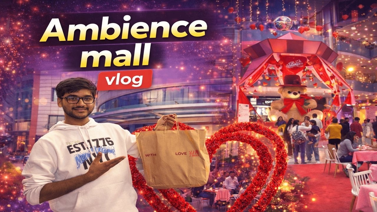 Exploring Gurugram’s Biggest & Most Famous Mall | Ambience Mall Vlog 🛍️