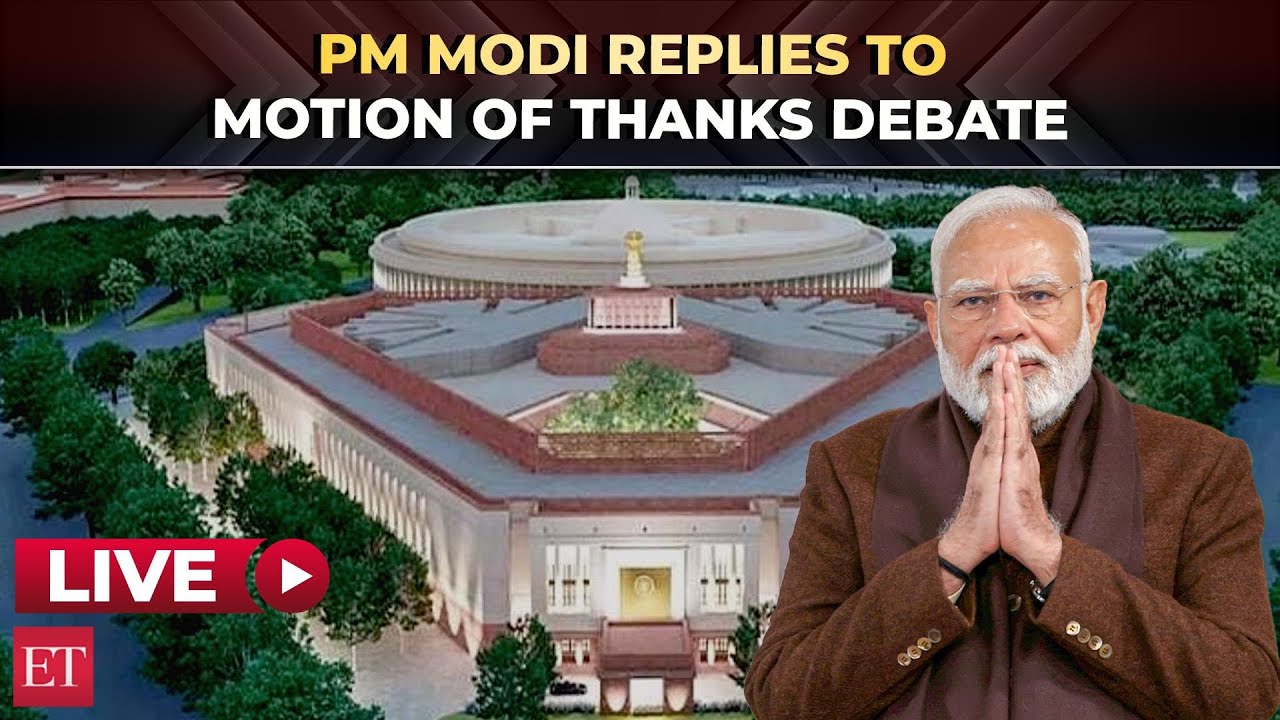 Motion of Thanks Debate | PM Modi to Reply in Lok Sabha | LIVE