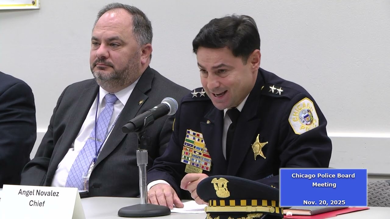 Chicago Police Board Meeting - November 20, 2025