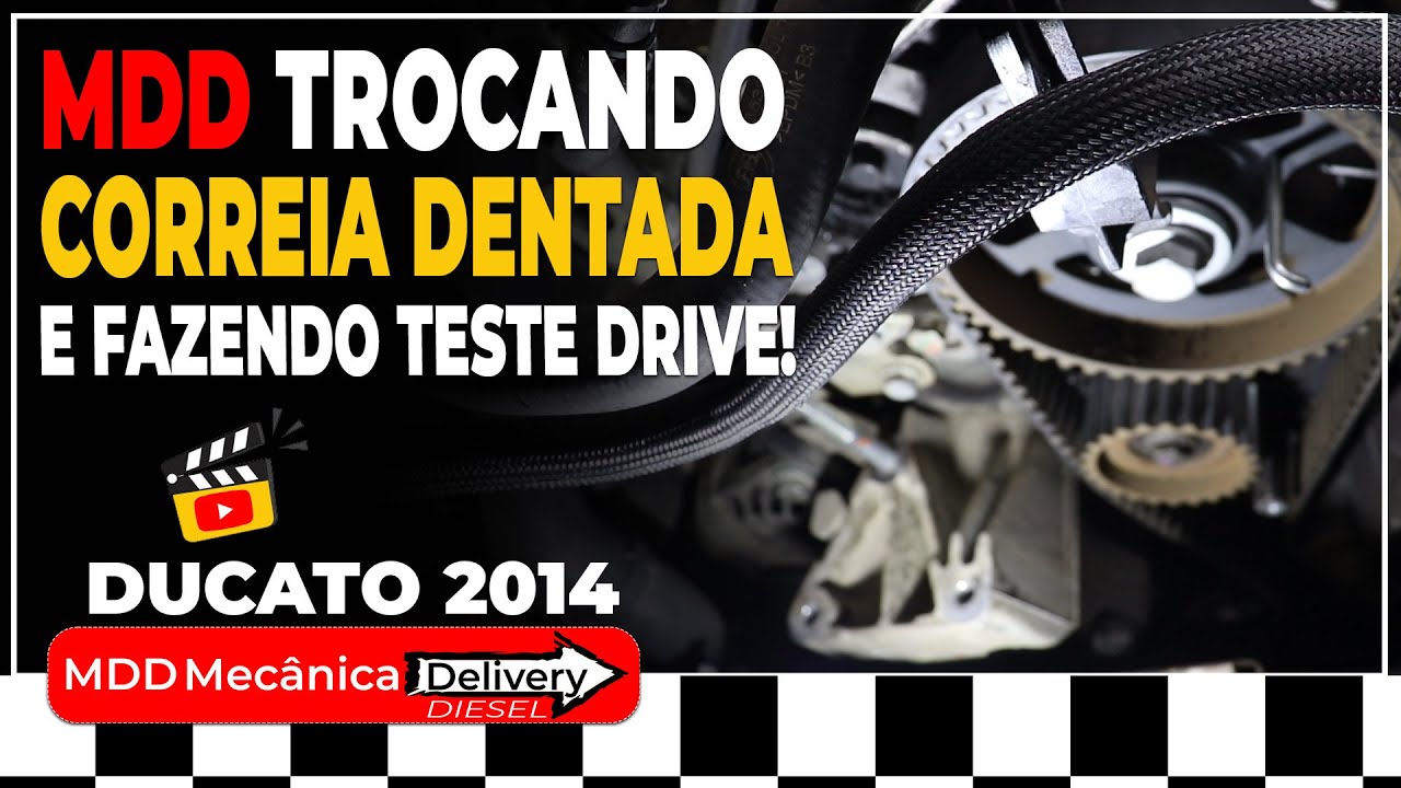 DUCATO COM PROBLEMA NA CORREIA DENTADA ACOMPANHE A TROCA E O TESTE DRIVE