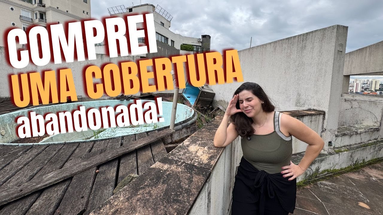 COMPREI UMA COBERTURA ABANDONADA HÁ 17 ANOS!