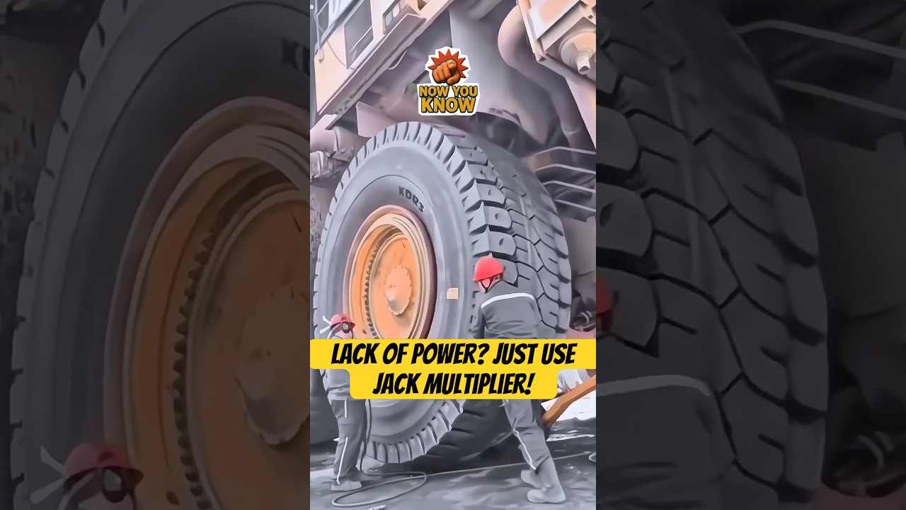 Jack multiplier no strength just pure engineering💪 #nowyouknow #engineeringfacts #tools