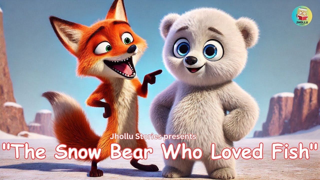 The Snow Bear Who Loved Fish | Moral Story | English Cartoon | English Story