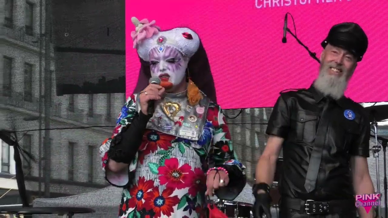 Vorstellung der Kandidaten zur Wahl des Mr Leather Hamburg 2023 beim CSD
