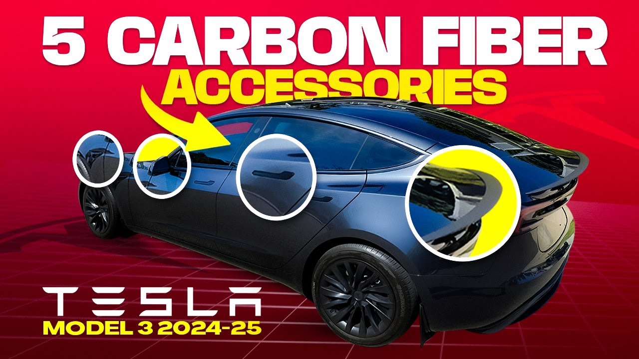 See What Happens When I Add Carbon Fiber To My Tesla Model 3 2024-25