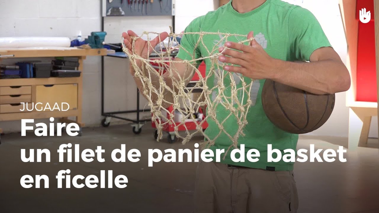 Fabriquer un filet de panier de basket en ficelle | Jugaad