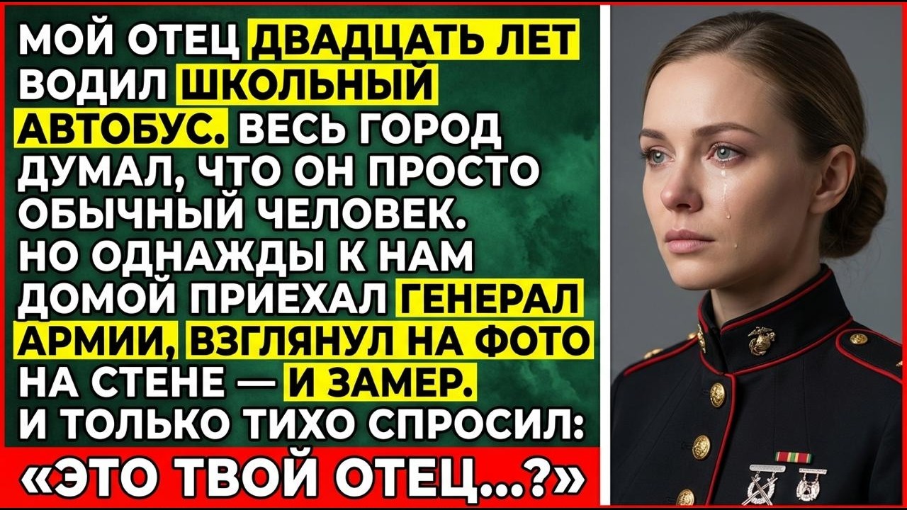 Всю Жизнь Думала, Что Папа Обычный… Пока Генерал Не Увидел Фото: «Это Твой Отец?!»