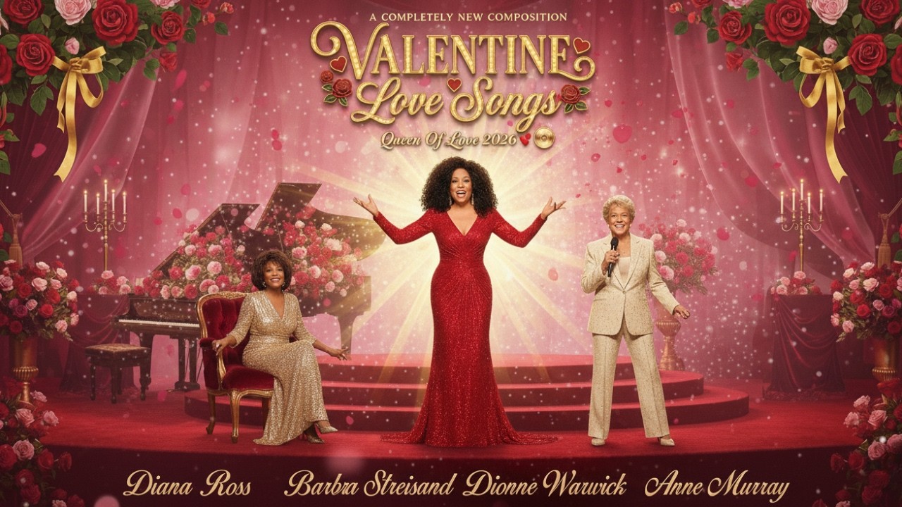 VALENTINE Sweetheart 2026 🍬🍭 Queen Of Love 2026 🎀 Diana Ross, Anne Murray, Dionne Warwick