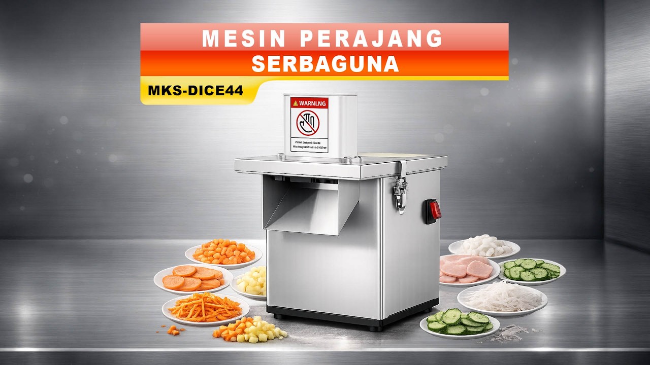 Potong Ratusan Kilo Bahan Makanan dalam Hitungan Detik! | MKS-DICE44 Maksindo