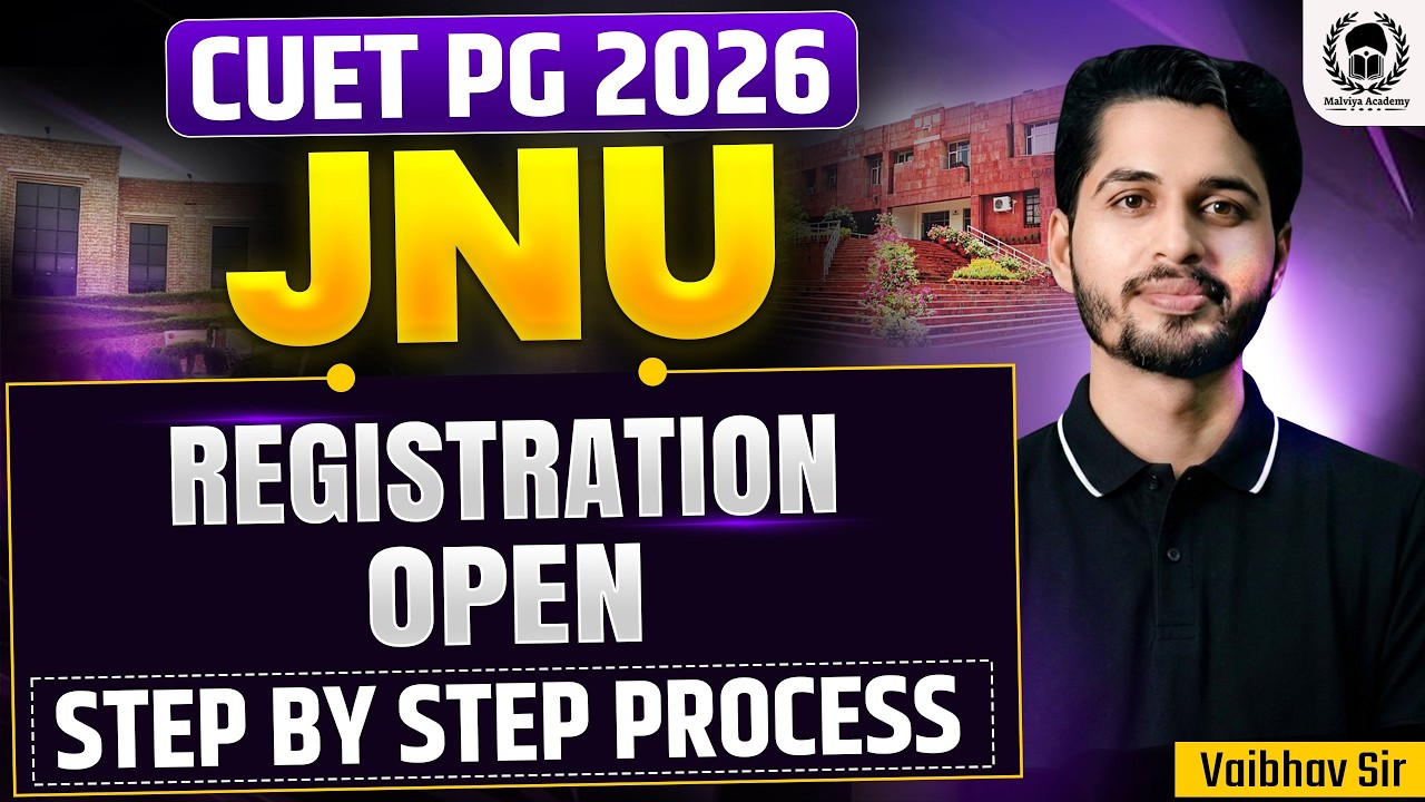 JNU PG 2026 Registration Process Step by Step | JNU 2026 Admission Process | Vaibhav Sir