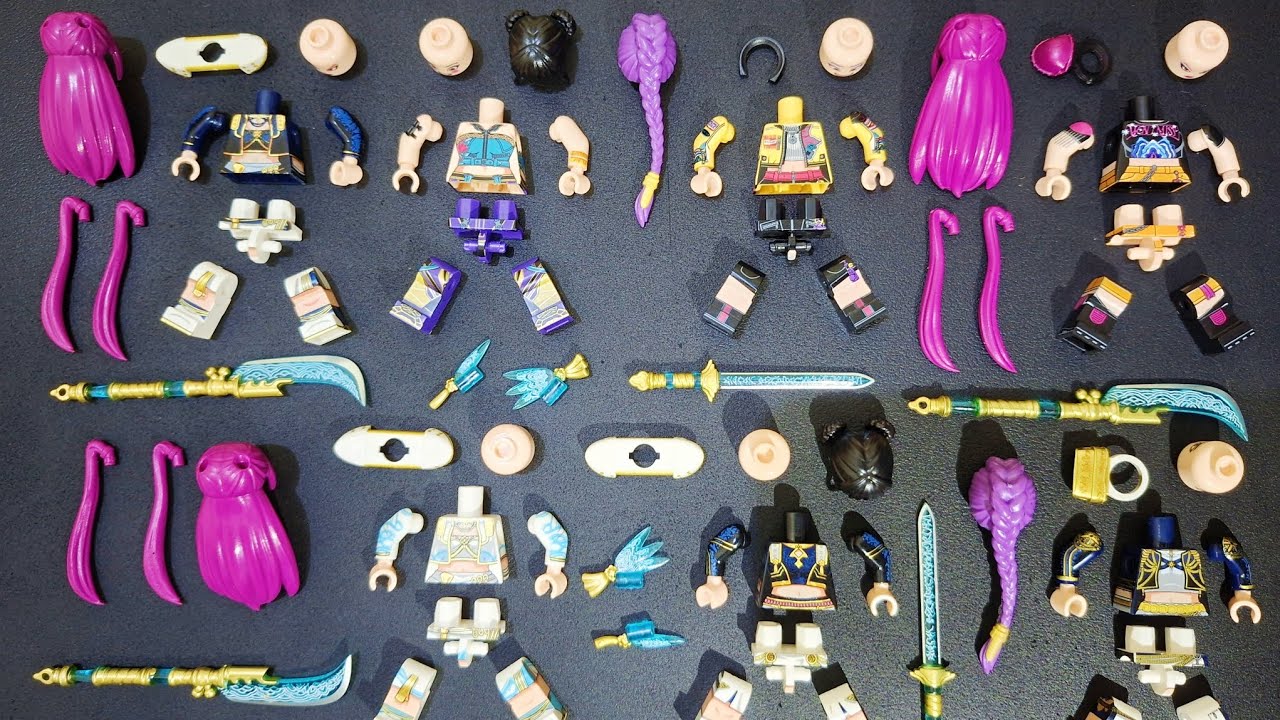 Building minifigure Kpop Demon hunters | Mira | Rumi | Zoey | Unofficial minifigure lego