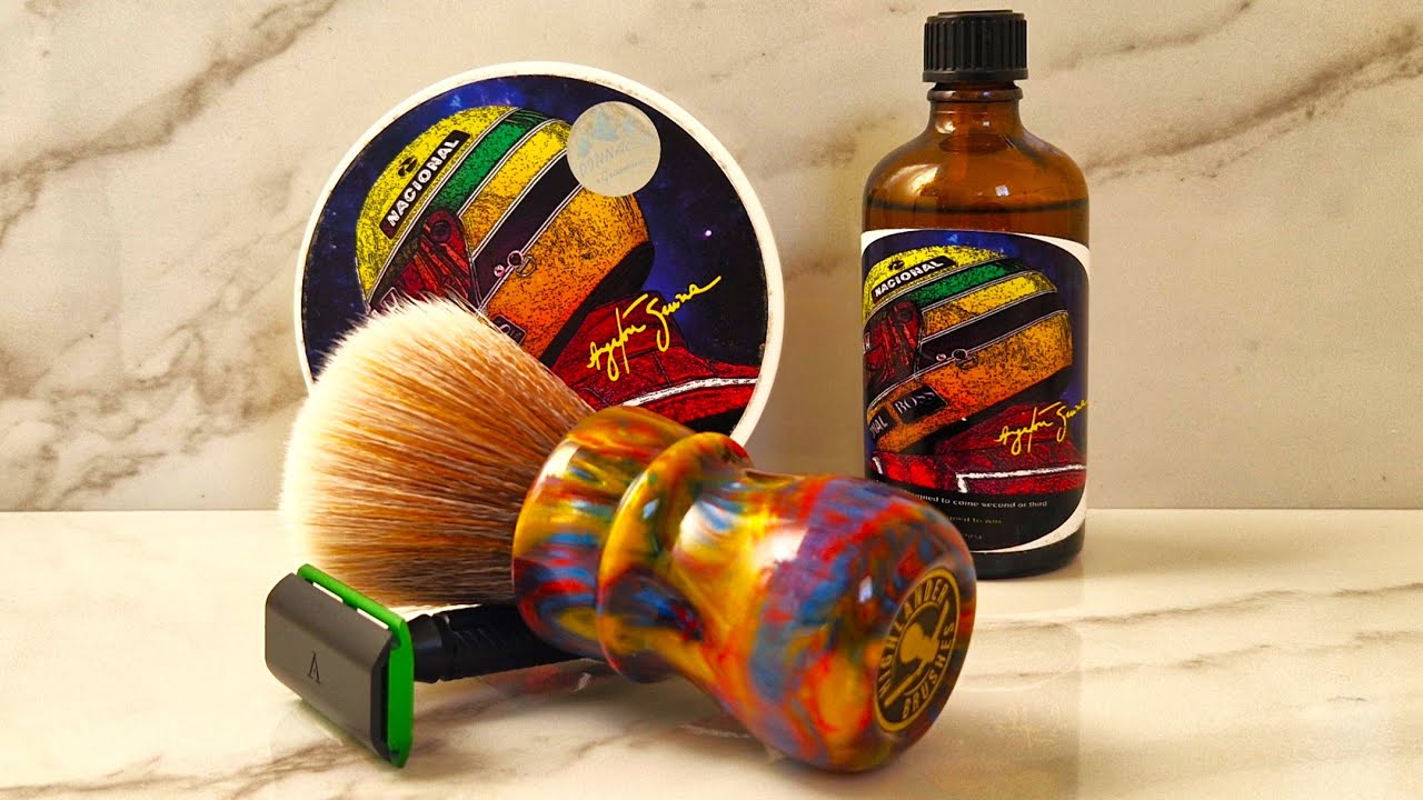 NEW BRUSH, WIFE CHOICE SHAVE.