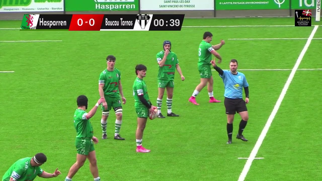 Hasparren contre Boucau Tarnos Féderale 2) J15 Poule 5