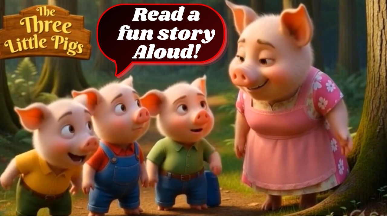 Three Little Pigs🏠|  Bedtime Story for Children |The Infinite Academy