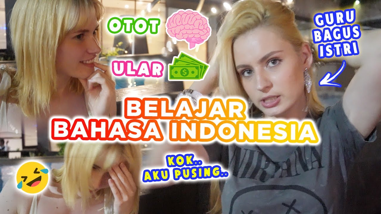 BELAJAR BAHASA INDONESIA WITH BAGUS ISTRI / AUTO NGAKAK 🤣🤣🤣