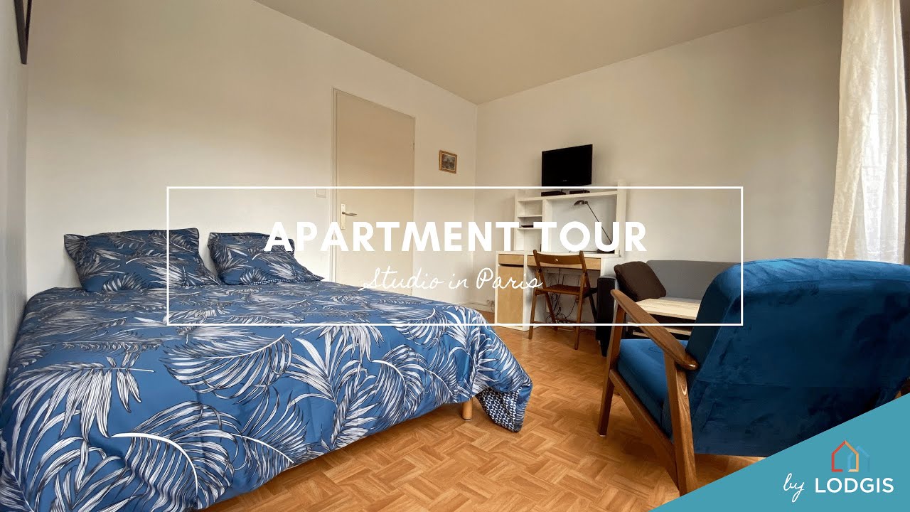 Apartment Tour // Furnished  29m2 in Paris – Ref : 11921669