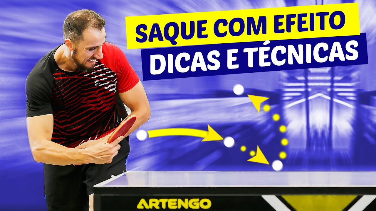 🏓 Saque com efeito 