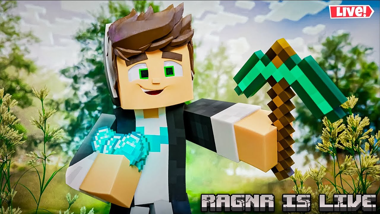 🔴MINECRAFT LIVE INDIA! LET'S BUILD MY TREE HOUSE | DAY 9 | RAGNA IS LIVE #minecraft