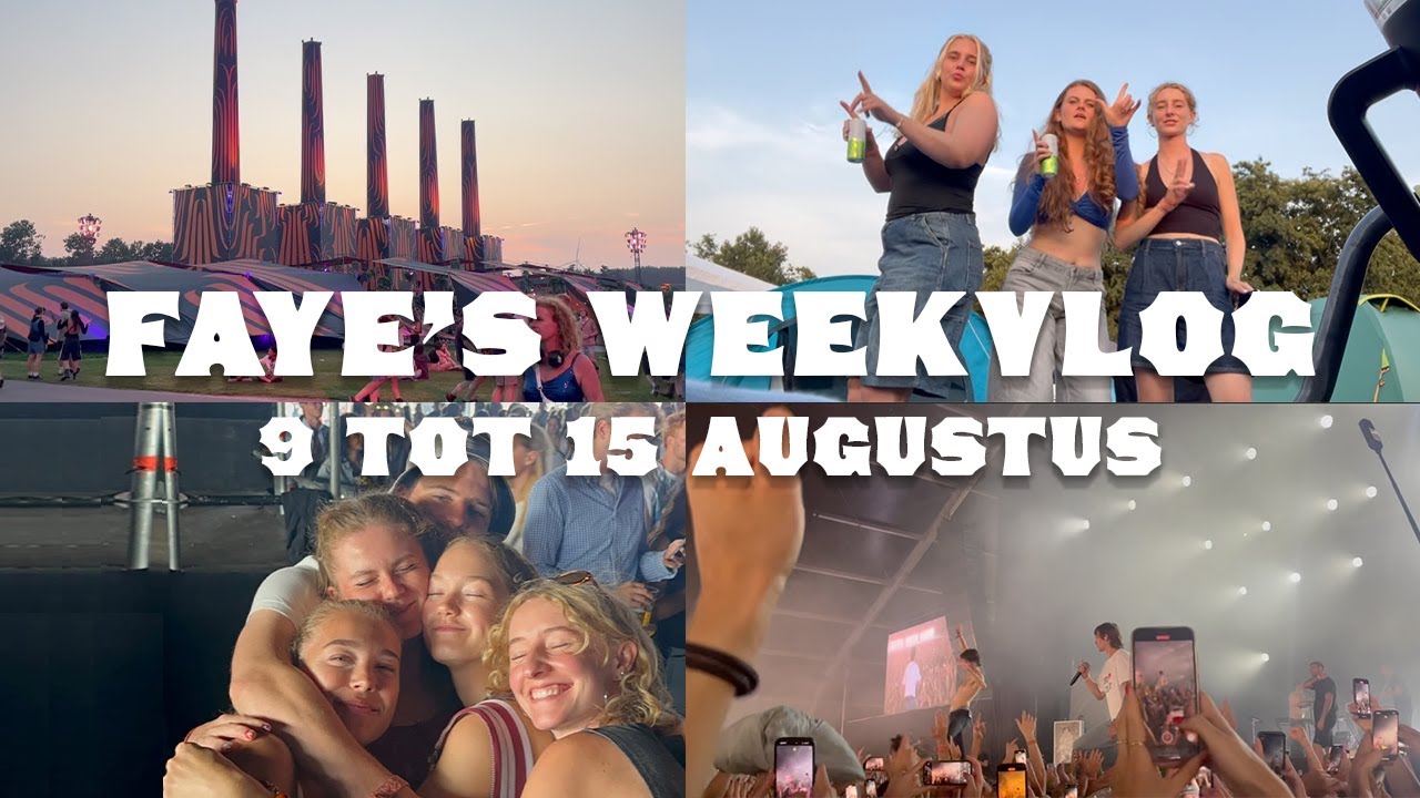 Lowlands 2025: Voorbereiding + Dag 1 & 2 ✨ | Faye's weekvlog 9 tot 15 augustus