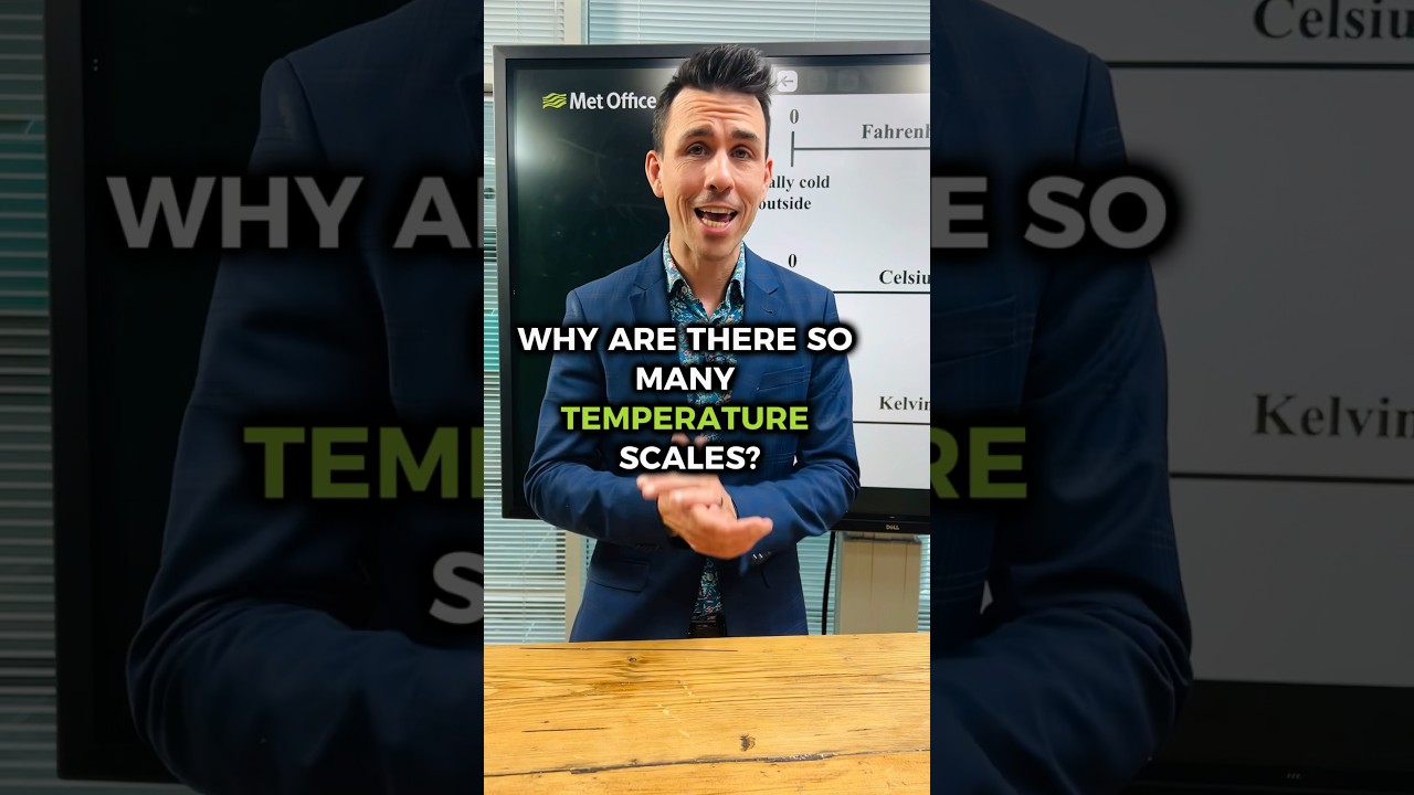 Why are there so many temperature scales? Take a look at our in-depth video 🌡️ #temperature #scale