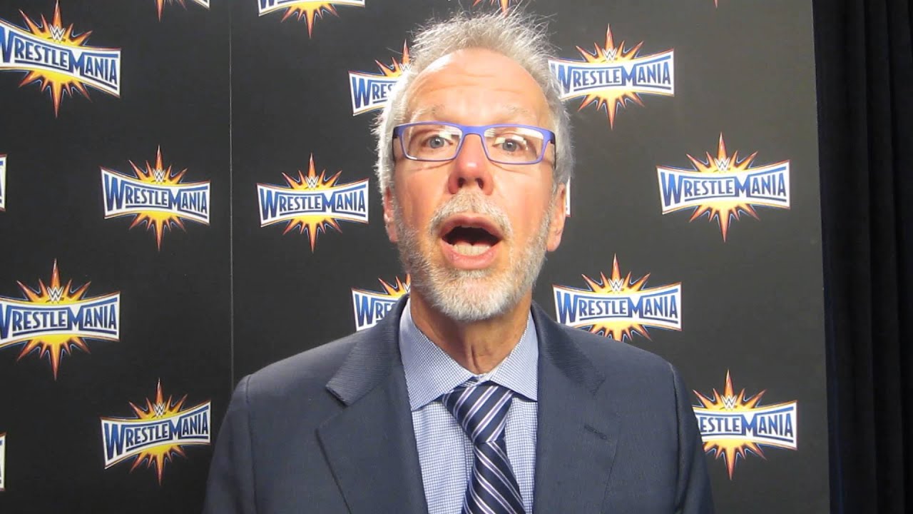 Full Sail Univ. President Garry Jones at WWE WrestleMania 33 Press Conf. March 2016