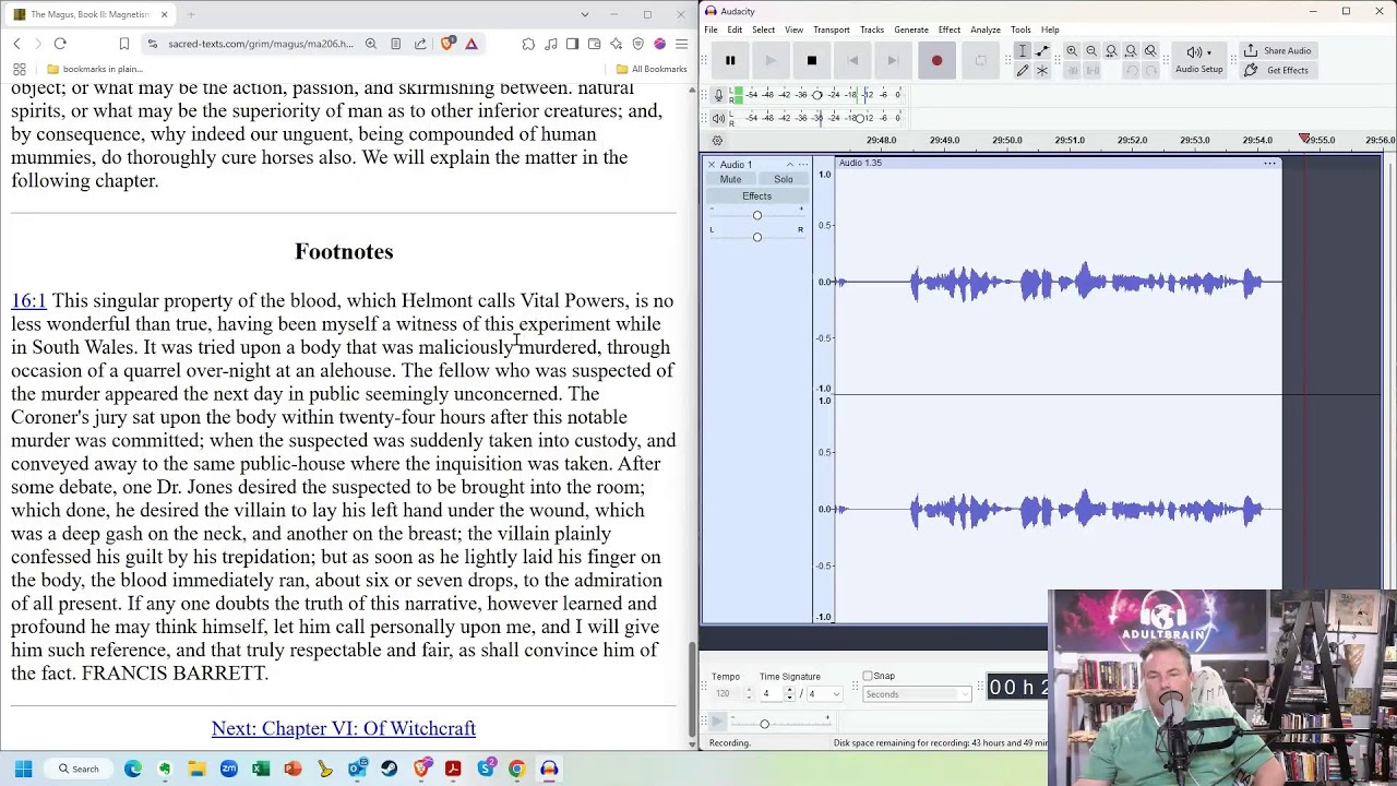 THE MAGUS, MAGNETISM & CABALISTIC MAGIC, BOOK II. 1801 Francis Barrett - LIVE read - edit as I go