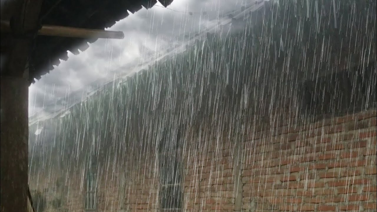The world's most sought after heavy rain sounds, deep sleep and instant healing 🌧️⛈️