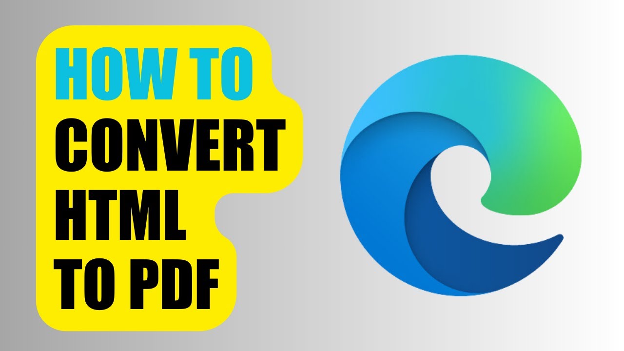 Как конвертировать HTML в PDF | Microsoft Edge