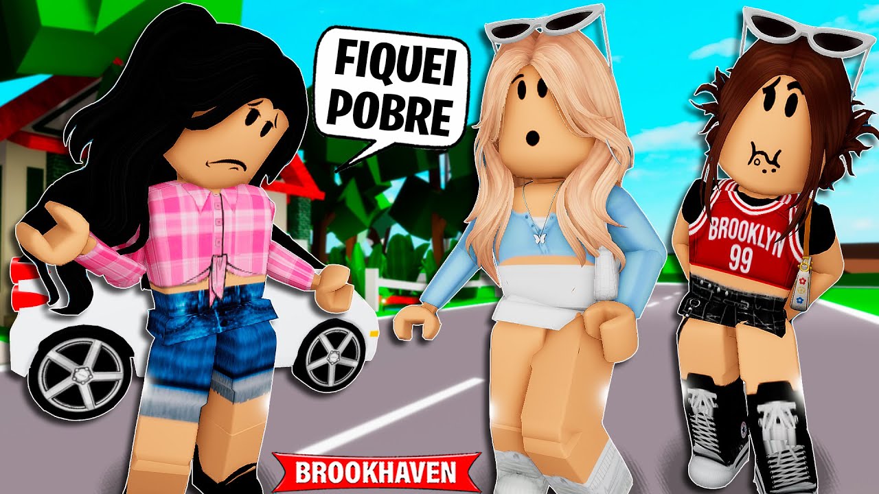 A MENINA RICA FINGIU ser POBRE para TESTAR as SUAS AMIGAS| Historinhas Brookhaven Roblox Bibi e Lud