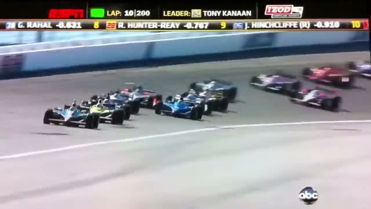 Dan Wheldon's fatal accident 2011