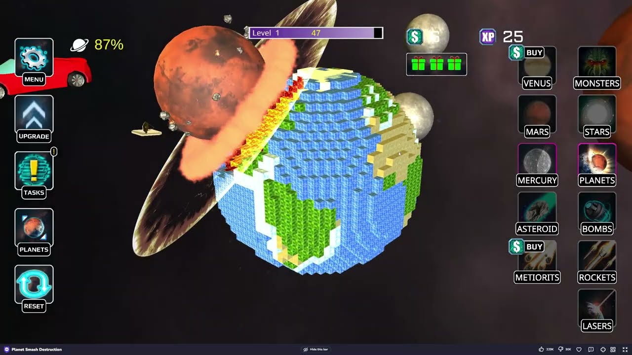 Planet Smash Destruction