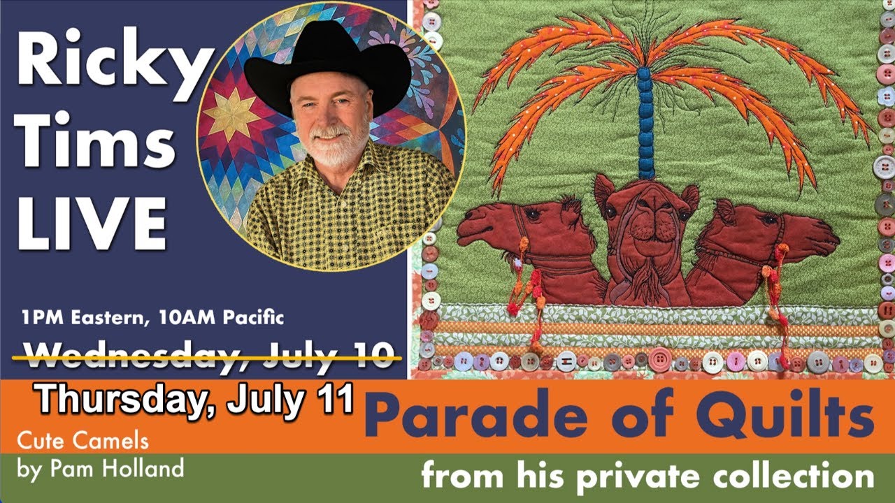 Ricky Tims LIVE: What Quilts did Ricky Buy for His Collection?