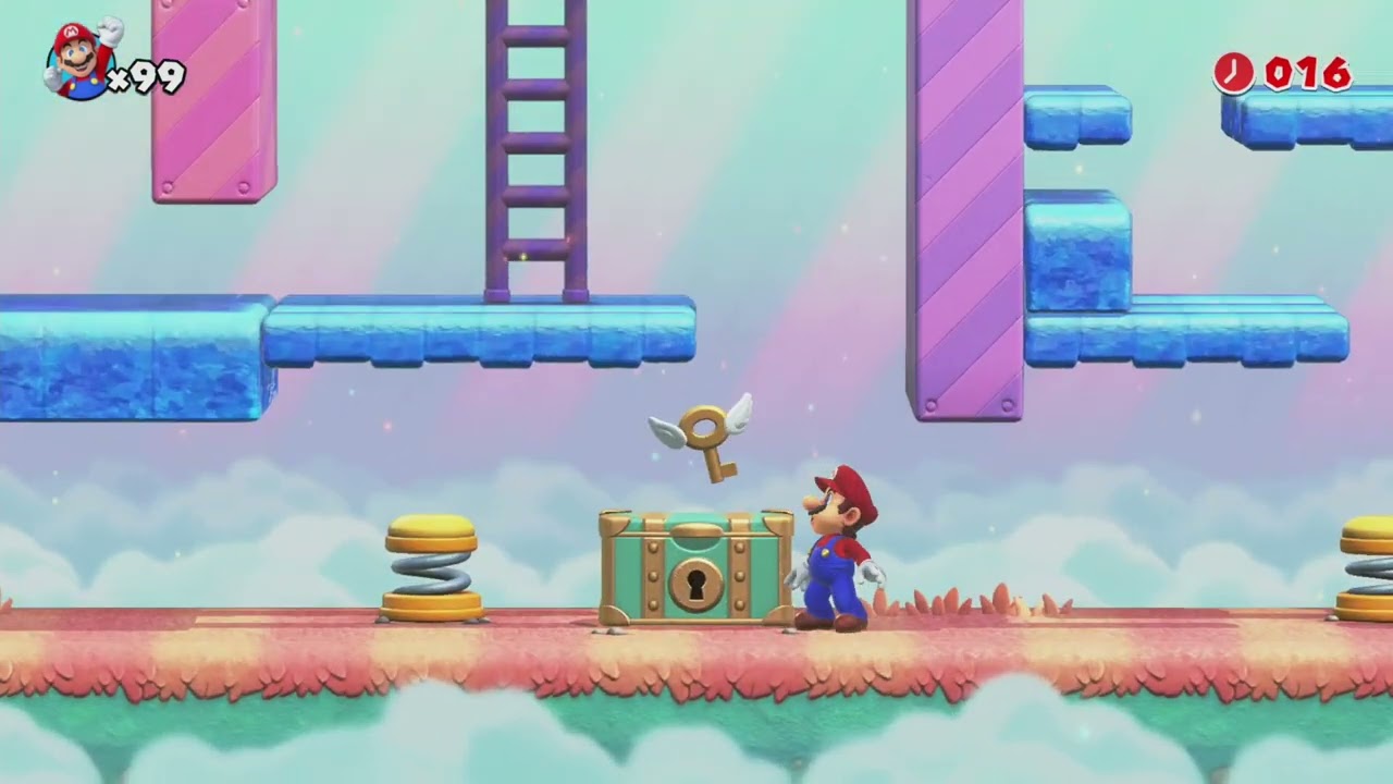 Mario vs. Donkey Kong (Switch) - 100% Walkthrough - World 6+ Slippery Summit Plus